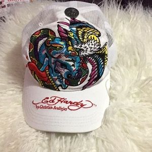 Ed hardy hat very good condition